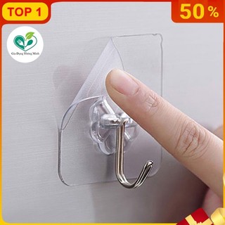 ( Combo 10 ) Móc Dán Tường, Móc Dán Tường Chịu Lực Siêu Dính Chắc Chắn 6x6cm