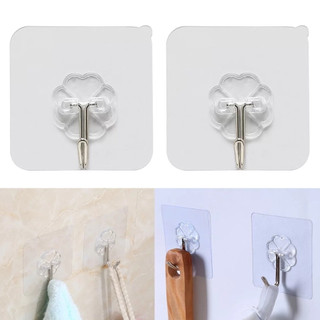 ( Combo 10 ) Móc Dán Tường, Móc Dán Tường Chịu Lực Siêu Dính Chắc Chắn 6x6cm