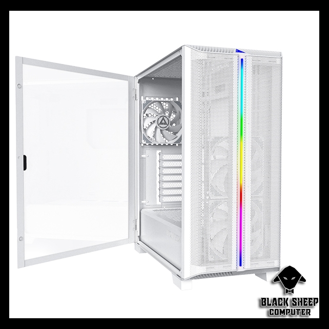 Vỏ Case MONTECH SKY ONE LITE WHITE (SẴN 3 FAN VÀ LED TRIP ARGB ...
