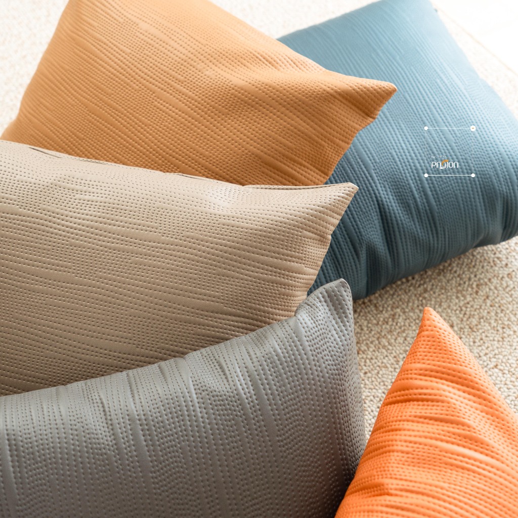 Vỏ Gối Vuông Sofa Giả Da Cao Cấp Phong Cách Châu Âu Sang Trọng Passion