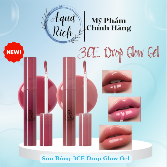 Son Kem Bóng 3CE Drop Glow Gel [VERY SURE - WEEKEND - NEAT- WONDER ...