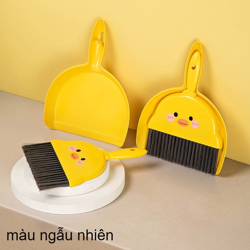 bộ chổi quét kèm ki hốt rác hình vịt vàng BỘ CHỔI QUÉT VÀ HỐT RÁC Vệ ...