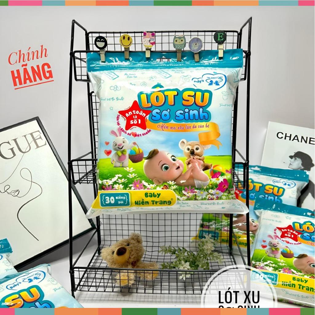 Gói Lót Su Sơ Sinh Hiền Trang 30 Tờ Cho Bé - Mềm, không gây kích ứng, an toàn với làn da của bé Đậu Đậu Store