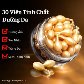 30 Viên Tinh Chất Trẻ Hóa Da Đậm Đặc CSK Giúp Da Trẻ Hóa Cải Thiện Nếp Nhăn Lão Hóa Da Trắng Da Dưỡng Ẩm Mịn Màng Giúp
