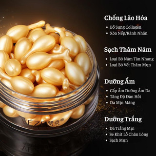 30 Viên Tinh Chất Trẻ Hóa Da Đậm Đặc CSK Giúp Da Trẻ Hóa Cải Thiện Nếp Nhăn Lão Hóa Da Trắng Da Dưỡng Ẩm Mịn Màng Giúp