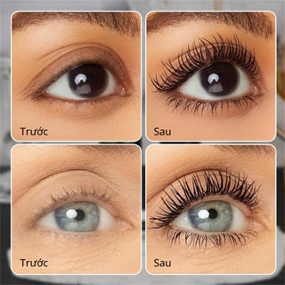 Mascara ICVC Uốn Cong Dài Dày Lông Mi Lâu Trôi Kháng Nước Không Vón Cục Không Dính