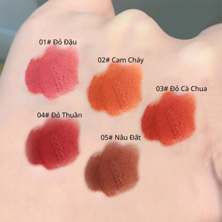 Son Kem Lì Matte Bền Màu Kháng Nước Lên Màu Chuẩn Đẹp Mịn Môi Không Khô