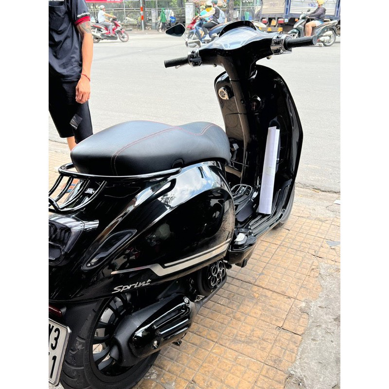 Tem Vespa Sprint Crom cao cấp (bao gồm bộ chữ Vespa)