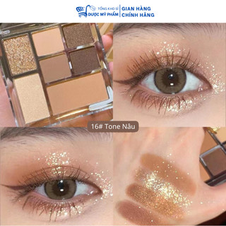 Bảng Phấn Mắt Meibaoge Nhũ Kim Tuyến Siêu Lì 7 Hiệu Ứng Ngọc Trai Đẹp Lung Linh, Kháng Nước, Lâu Trôi