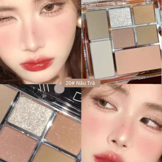 Bảng Phấn Mắt Meibaoge Nhũ Kim Tuyến Siêu Lì 7 Hiệu Ứng Ngọc Trai Đẹp Lung Linh, Kháng Nước, Lâu Trôi