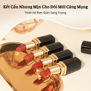 [CHÍNH HÃNG] Son Hantu Nhung Lì Siêu Mịn Lên Màu Chuẩn Mẫu Kháng Nước Bền Màu Lâu Trôi Không Dính Cốc