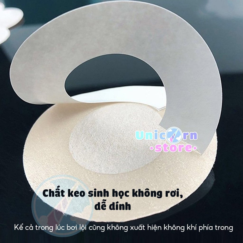 Set 5 Cặp ( 10 Miếng ) Dán Ngực Satin Siêu Mỏng Thoáng Khí Cao Cấp