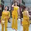 TH08- SÉT BỘ THUN XỐP ÁO KIỂU DÂY LƯNG NHÚN THUN CÓ MÚT+QUẦN ỐNG LOE+ÁO KHOÁC NGOÀI