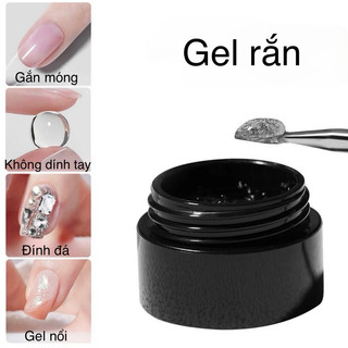 NANTY Gel keo dán móng tay đặc siêu chắc gel định hình nail gel đa năng dán móng úp keo dán móng tay 10ml, gắn nailbox