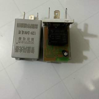 Combo 10 Rơ le nháy 3 chân Hutan, Rơ le nháy xi nhan 3 chân Hutan điện chung 12v, 24v dùng cho ô tô, xe máy.