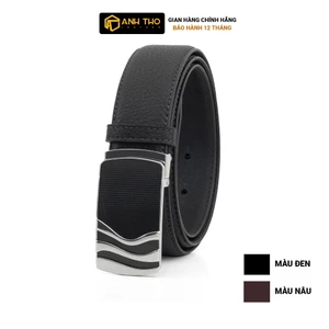 Thắt lưng da bò Ý MIB35-07T | Khoá gài | Anh Tho Leather