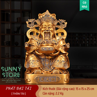 Tượng Thần tài đặt bàn thờ, Ông thần tài, Đồ thờ cúng, Tượng phong thủy, Decor Trang trí nhà cửa, Quà tặng ý nghĩa SUNNY