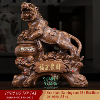Tượng hổ phong thủy, Con hổ, Tuổi dần, 12 con giáp, Tượng phong thủy, Decor Trang trí nhà cửa, Quà tặng ý nghĩa, SUNNY