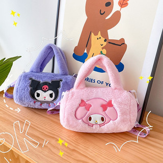Túi xách lông nhung mềm mịn nhân vật hoạt hình KRM MEILI STORE