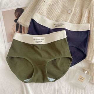 Quần lót nữ cotton gân tăm co giãn 4 chiều thấm hút mồ hôi đáy may 2 lớp kháng khuẩn KingShop L-1226