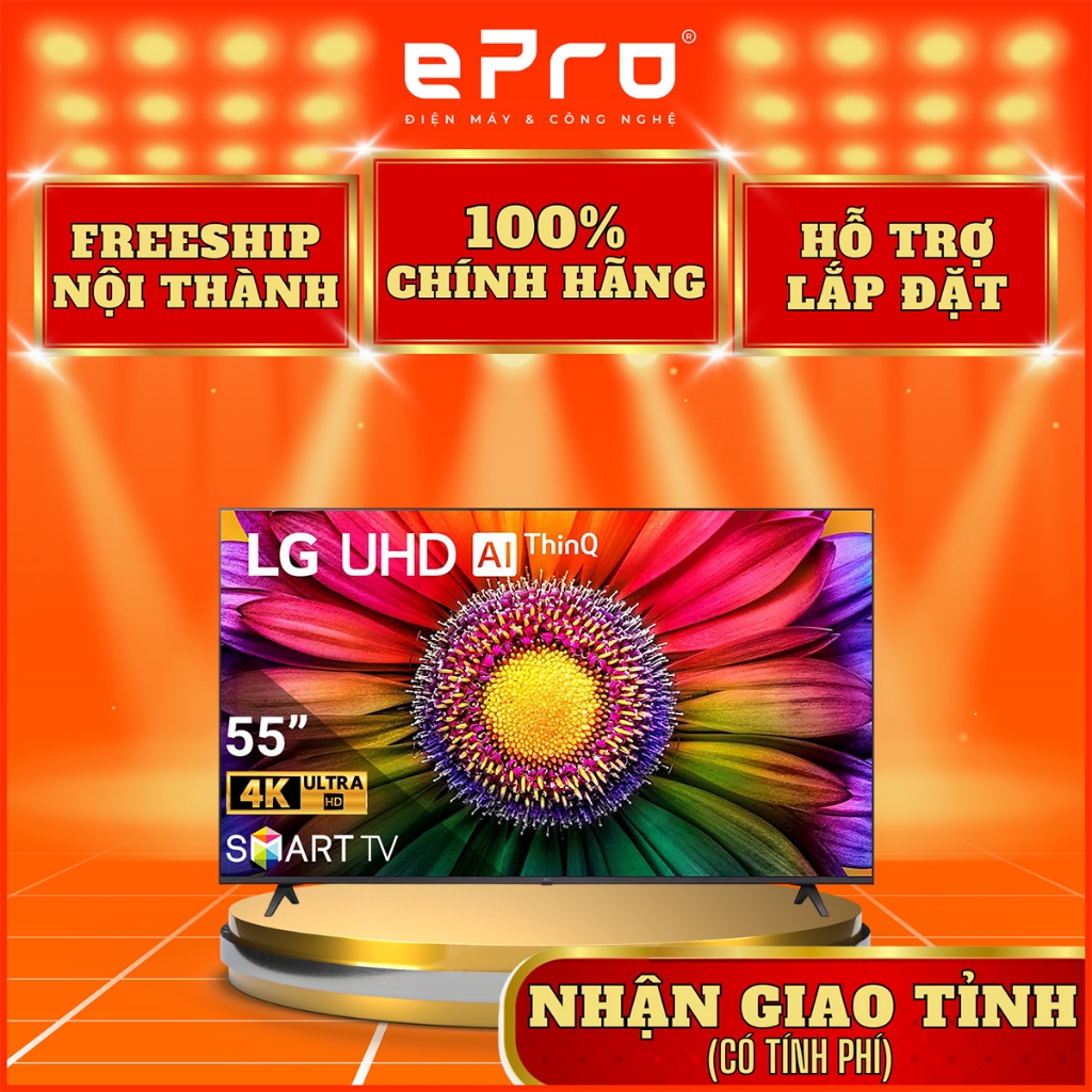 [55ur8050psb] [miỄn PhÍ Giao LẮp] Smart Tivi Lg 4k 55 Inch