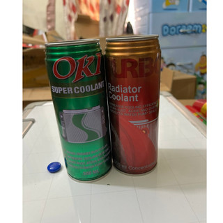 Nước làm mát động cơ ô tô, xe máy màu xanh OKI Super Coolant , màu đỏ Turbo Radiator Coolant