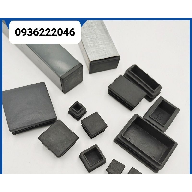 Nắp bịt trong ống hộp vuông, sắt hộp, inox hộp các loại vuông 20, 25,30 ...