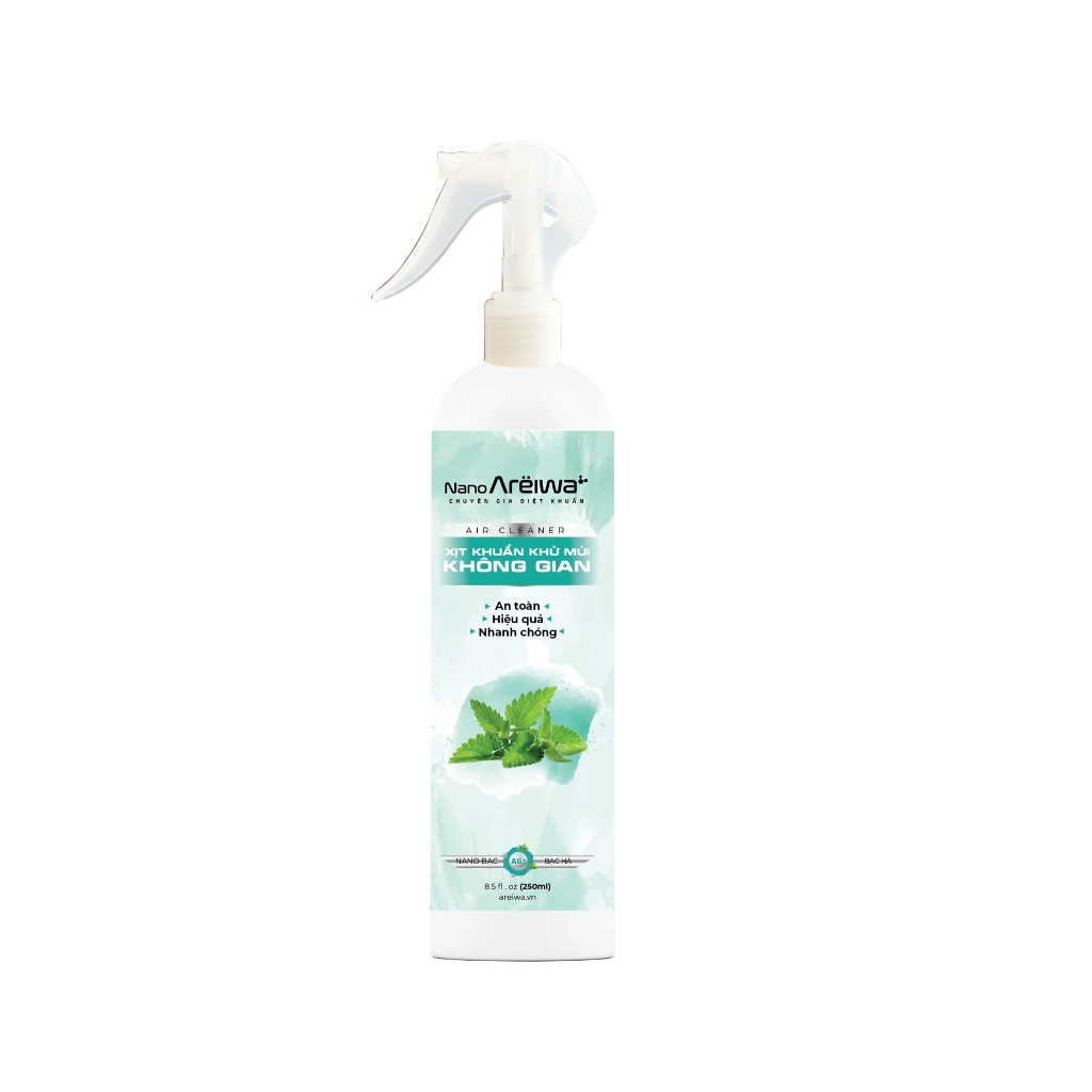 Xịt thơm phòng khử mùi diệt khuẩn và đuổi muỗi côn trùng Nano Areiwa 250ml - Tinh dầu thiên nhiên an toàn hiệu quả  quả