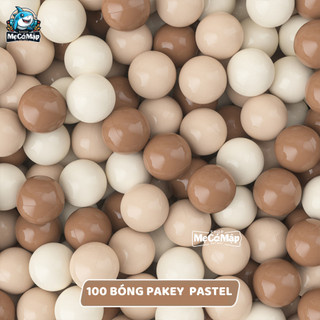 100 Bóng Nhựa Màu Pastel Sang Trọng, Bóng Nhựa Nguyên Sinh Căng Mịn Không Mùi Size 7cm Loại Lớn