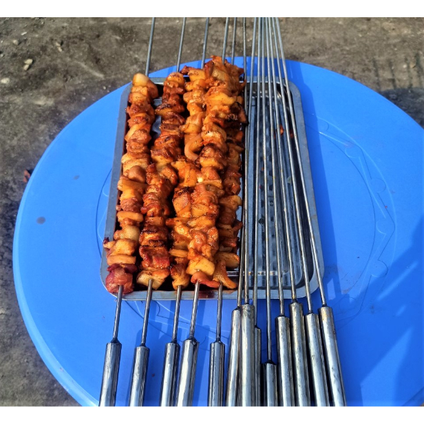 Cây xiên thịt nướng bằng inox 304 Nanichino (Sét 4 cây) | Shopee Việt Nam