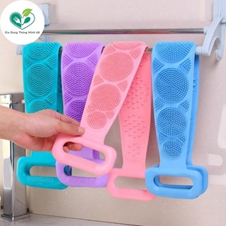 CỌ TẮM SILICON - Dây Chà Lưng 2 mặt Bằng Silicone mẫu mới
