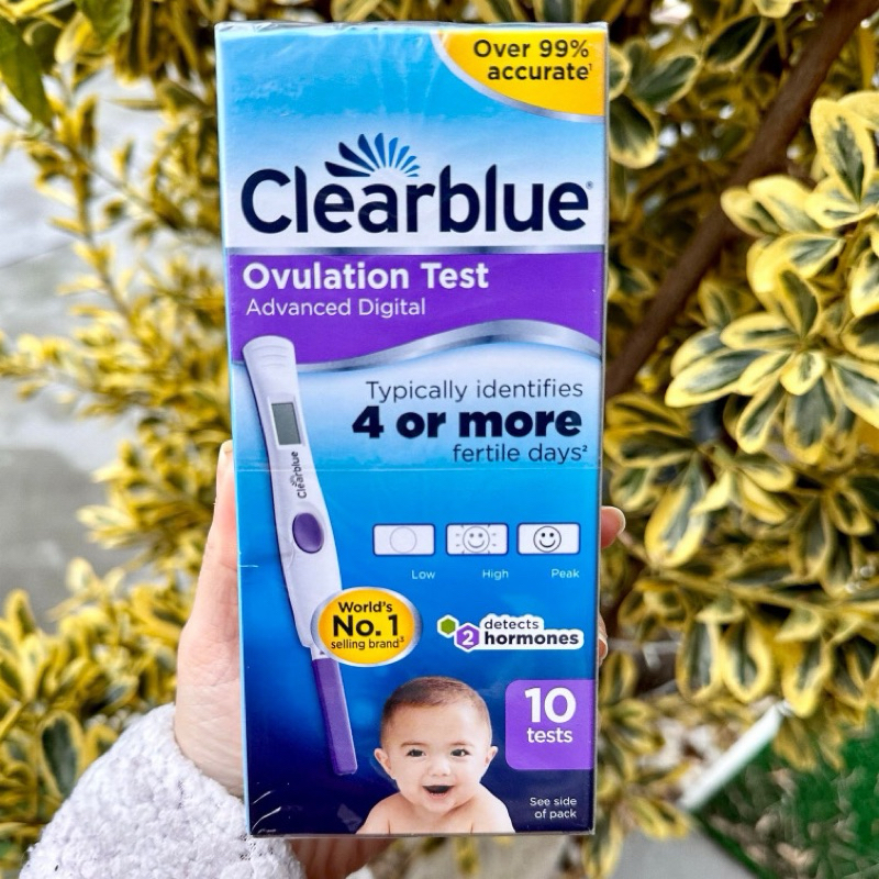 Que thử rụng trứng điện tử clearblue ovulation test | Shopee Việt Nam