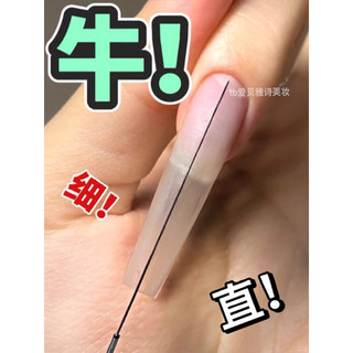 Cọ nét nail cán gỗ cao cấp - cọ lông chồn vẽ móng đủ size , vẽ hoa văn liner siêu nét