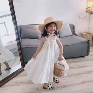 [[ Xả kho ]] Váy hai dây mùa hè bé gái từ 1 - 8 tuổi phong cách chuẩn Hàn quốc