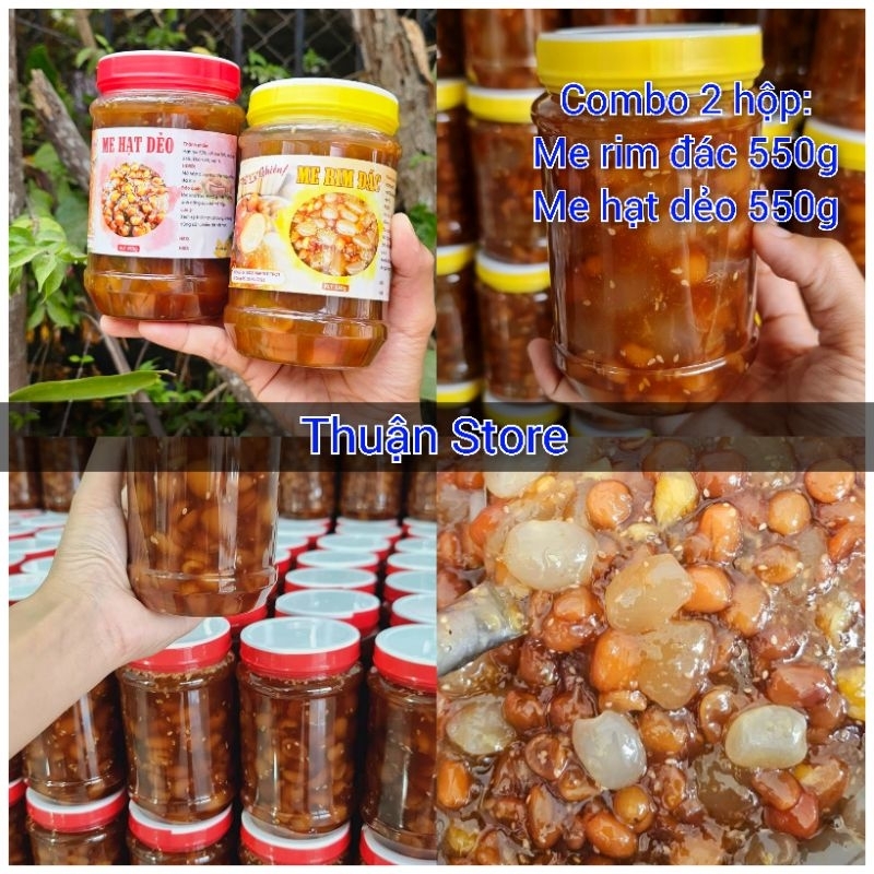 Sale combo 2 hủ: Me rim đác và Me hạt dẻo đặc sản Cần Thơ | Shopee Việt Nam