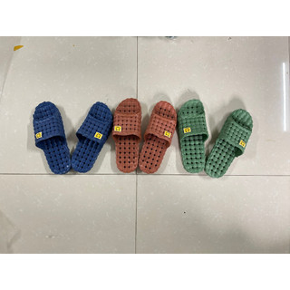 ( Giá Siêu RẺ ) Dép đi trong nhà dép Lỗ Mặt Cười nữ nam đi văn phòng nhà tắm chống trơn trượt