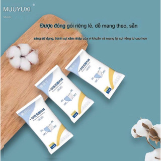 Quần lót dùng 1 lần cho nữ chất liệu Cotton cao cấp đáy quần kháng khuẩn hộp 5 quần đủ size