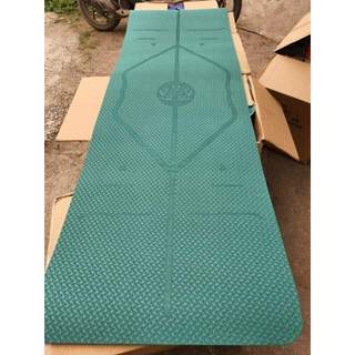 Thảm tập yoga, Thảm chất liệu TPE dày tập 8mm 1 lớp định tuyến đúc nguyên khối