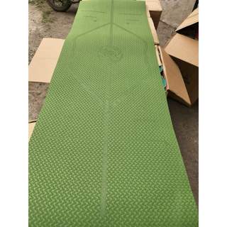 Thảm tập yoga, Thảm chất liệu TPE dày tập 8mm 1 lớp định tuyến đúc nguyên khối