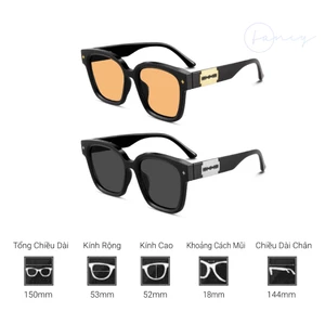 Mắt kính nam thời trang đi biển chụp ảnh chóng tia UV đẹp kính mát dành cho nam phối dao lam độc lạ cá tính | fancy