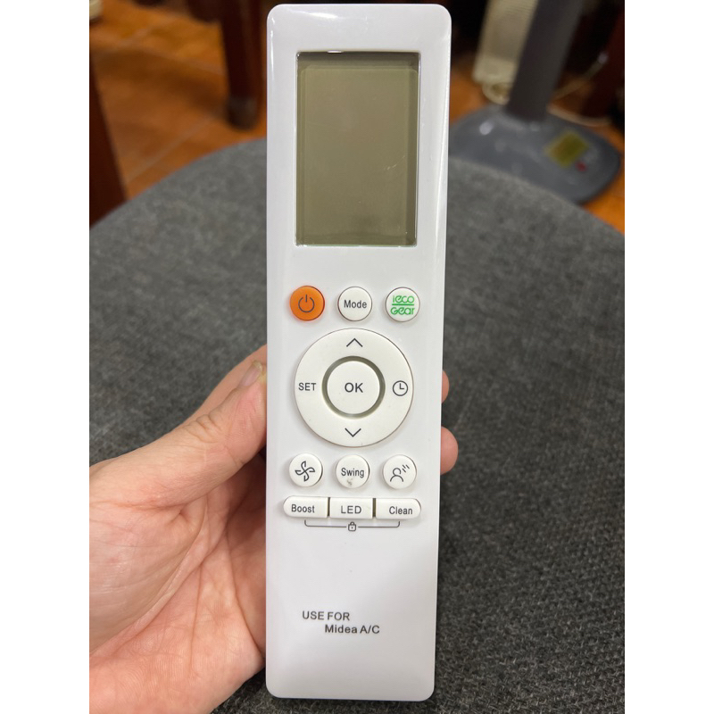 Remote điều khiển điều hoà MIDEA INVERTER 1 và 2 chiều loại dài đời mới ...