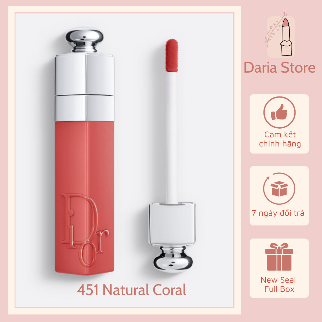 Son Dior Addict Lip Tint fullbox 5ml chính hãng son tint lì kết