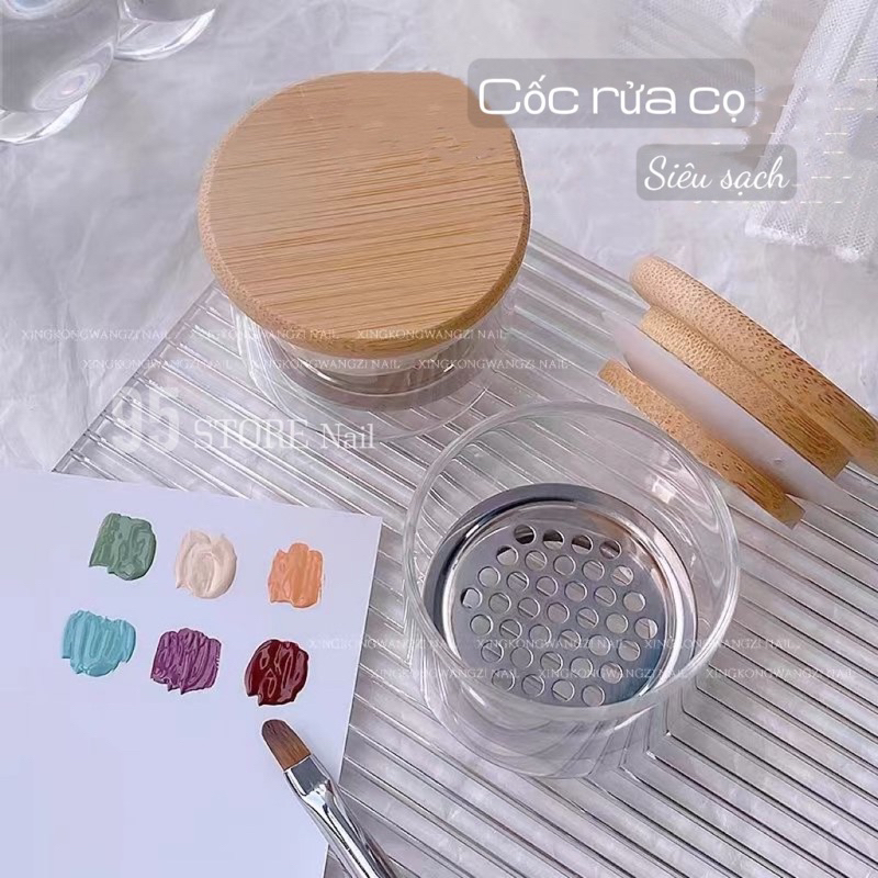 Cốc rửa cọ siêu sạch - bộ cốc rửa cọ siêu tiện lợi , làm sạch các mảng ...