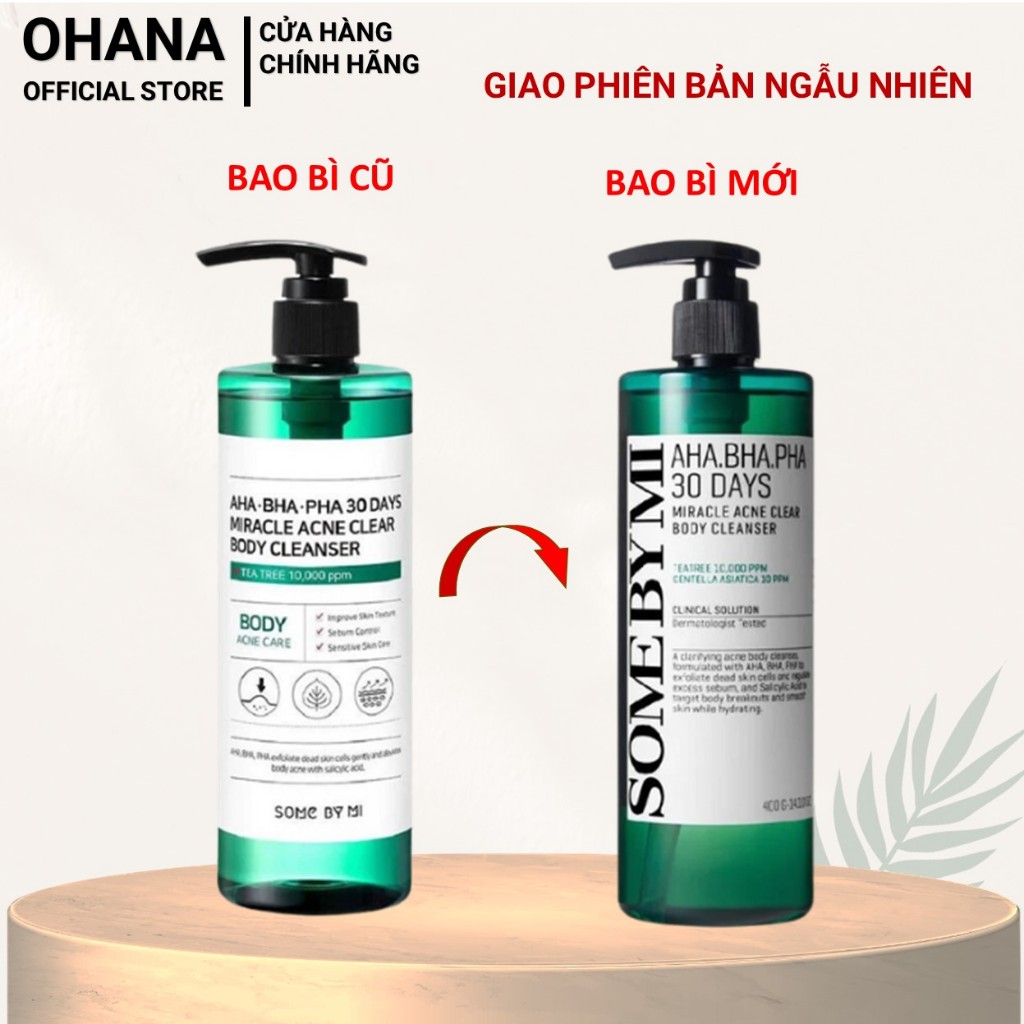 Ảnh Sữa Tắm Làm Giảm Mụn, Ngăn Ngừa Mụn Cơ Thể Some By Mi AHA-BHA-PHA 30 Days Miracle Acne Body Cleanser 400g 1