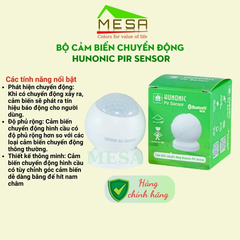 Cảm Biến Chuyển Động thông minh Hunonic Pir Sensor Hình Cầu, Phát hiện ...