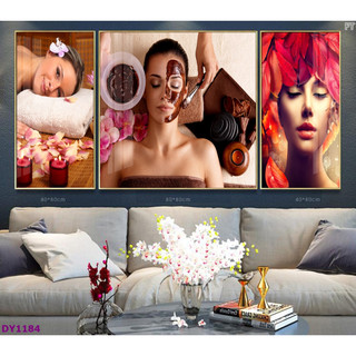 Tranh Spa - Beauty Thu Hút Khách Hàng, Tạo Điểm Nhấn, Tăng Doanh Thu  Treo Tường - Bộ 3 Tranh (P3)