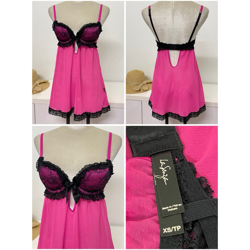 THANH LÝ ] ĐỒ NGỦ REN SEXY SECONDHAND / VÁY NGỦ HAI DÂY XUYÊN THẤU