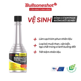 Dung Dịch Vệ Sinh Động Cơ Xe Máy Bullsoneshot 100ml - Công Nghệ Hàn Quốc Tiên Tiến