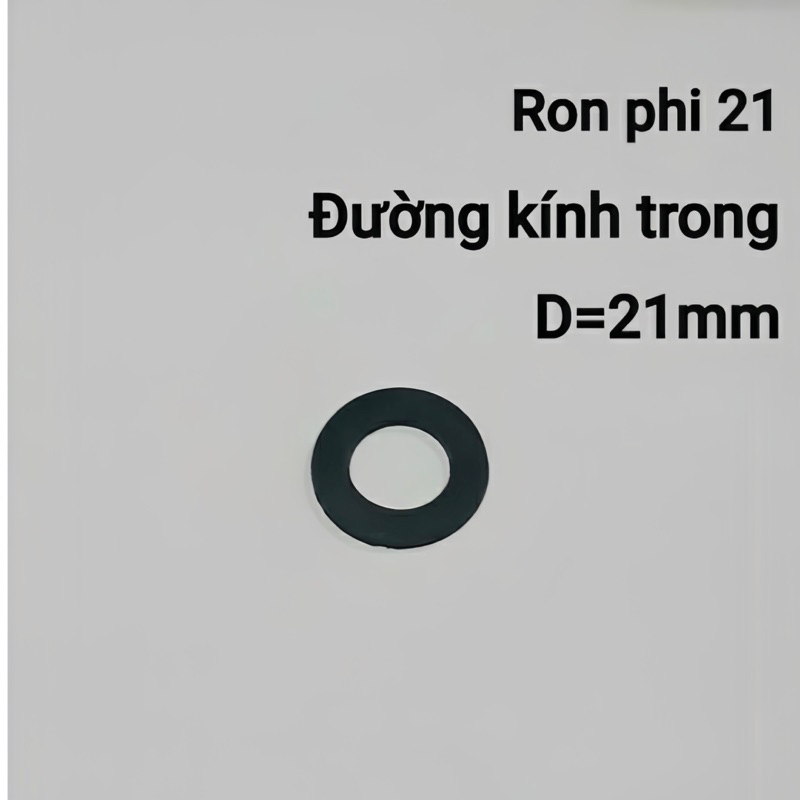 Gioăng cao su ron cao su dẹt dùng cho vòi sen vòi xịt vệ sinh ren tiêu chuẩn 21mm | BigBuy360 - bigbuy360.vn