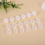 Set 10 Dây Nhựa Đựng Chiết Màu Loại 6/8 ô Dung Tích 3ml/5ml Trong Suốt HUNGACOLOR